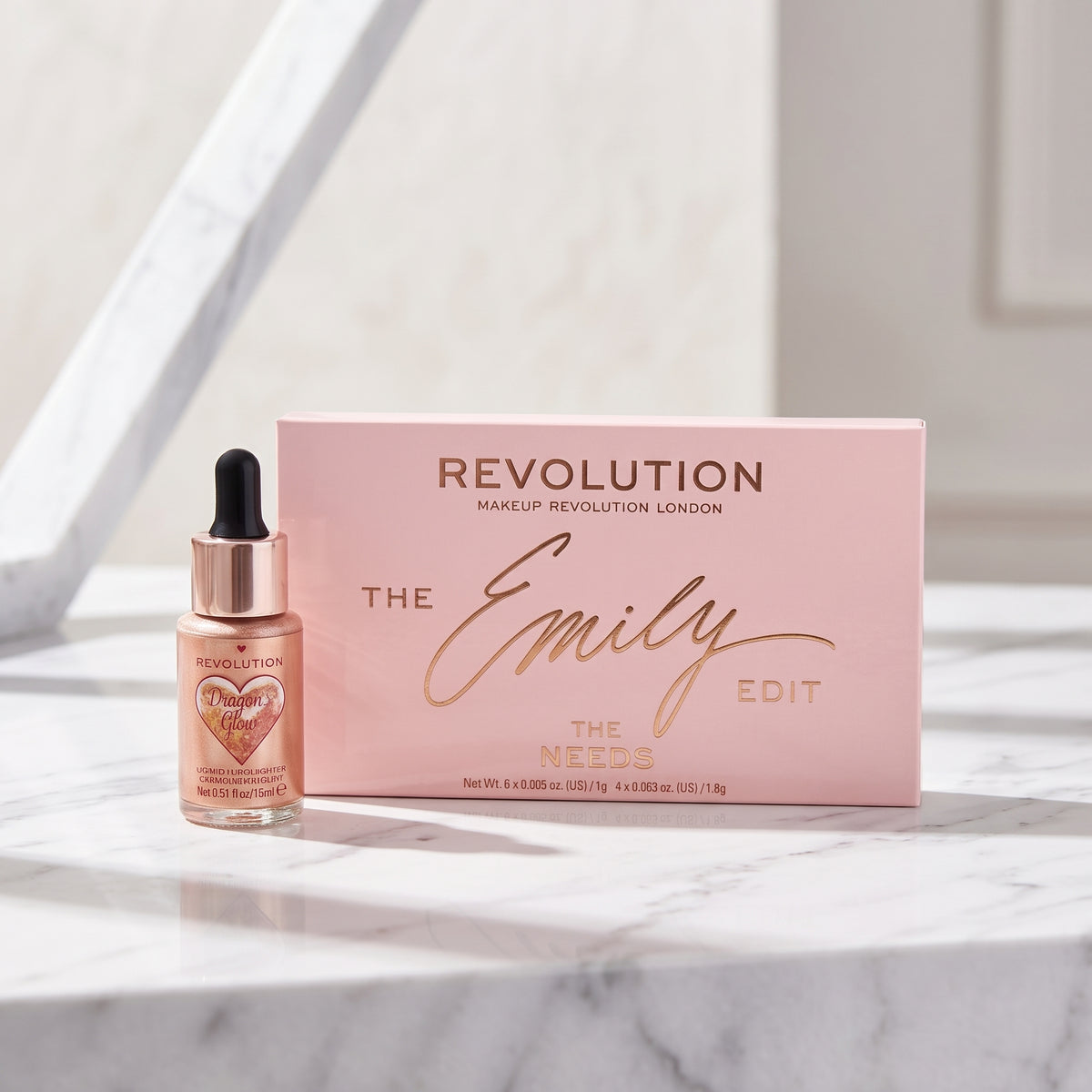 2 in 1 Deal Revolution The Emily Edit Dragon’s Glow Illuminating Liquid Highlighter