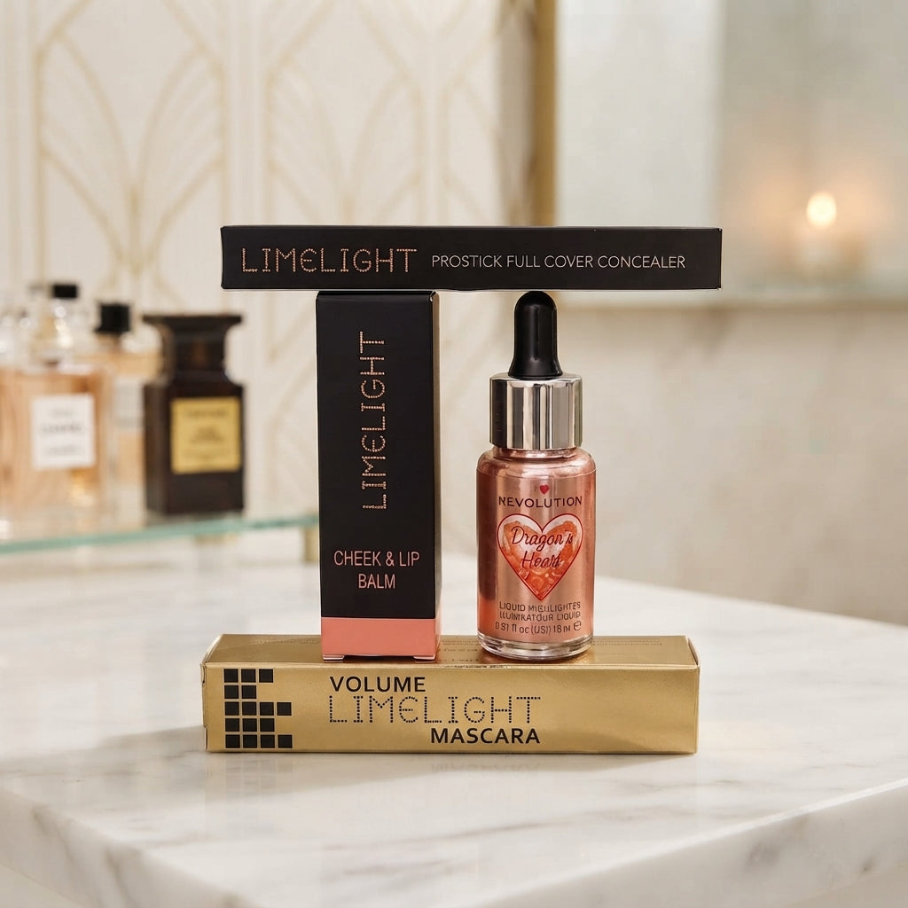 4 in 1 Deal Revolution Dragon’s Heart Illuminating Highlighter – Liquid Face & Body Highlighter