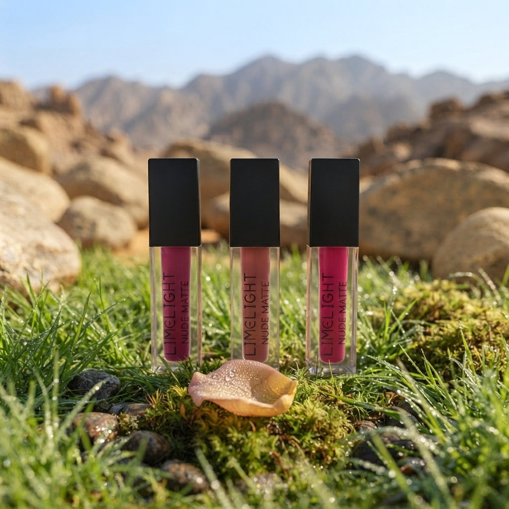 LIMELIGHT 3 in 1 Deal Nude Matte Liquid Lipstick – Long Lasting Matte Lip Color